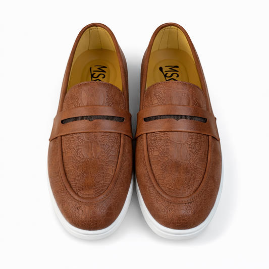 BROWN MEDICATED LOAFER
