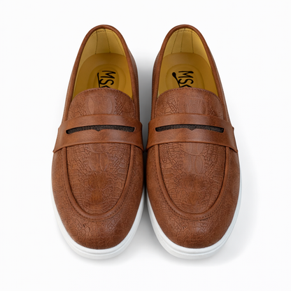 BROWN MEDICATED LOAFER