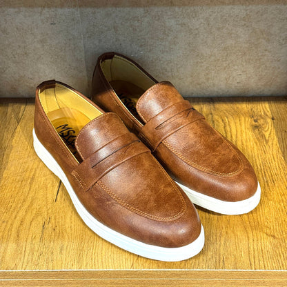 BROWN MEDICATED LOAFER