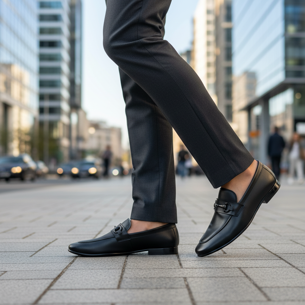Men’s Black Premium Formal Loafers