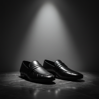 Men’s Black Premium Formal Loafers
